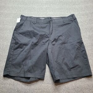 Lee Extreme Motion Shorts Mens 42 Black New Stretch Flat Front Outdoor Casual